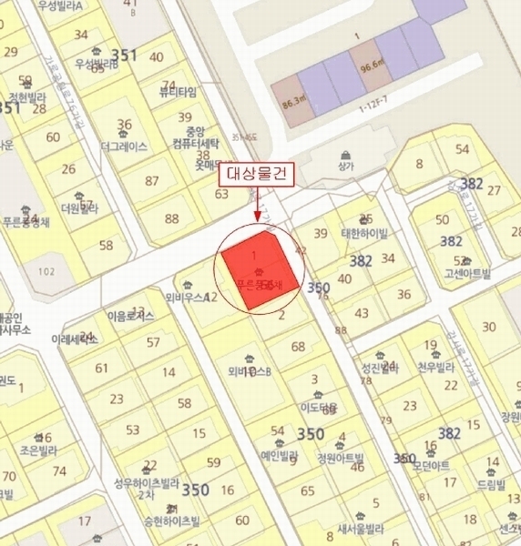 2025타경9821 서울특별시 강서구 화곡동 350-1 다세대(빌라)[공급10평형] 경매 이미지
