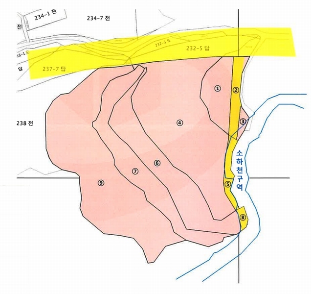 2025타경51533 충청북도 보은군 수한면 소계리 231 농지 경매 이미지