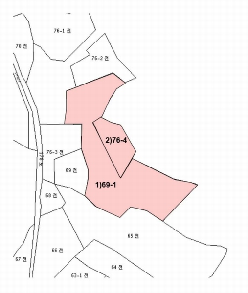 2025타경51556 충청북도 보은군 장안면 불목리 69-1 농지 경매 이미지