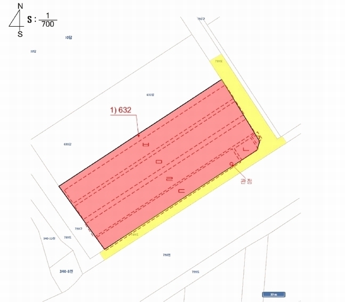 2025타경52015 충청북도 청주시 청원구 내수읍 우산리 632 농지 경매 이미지