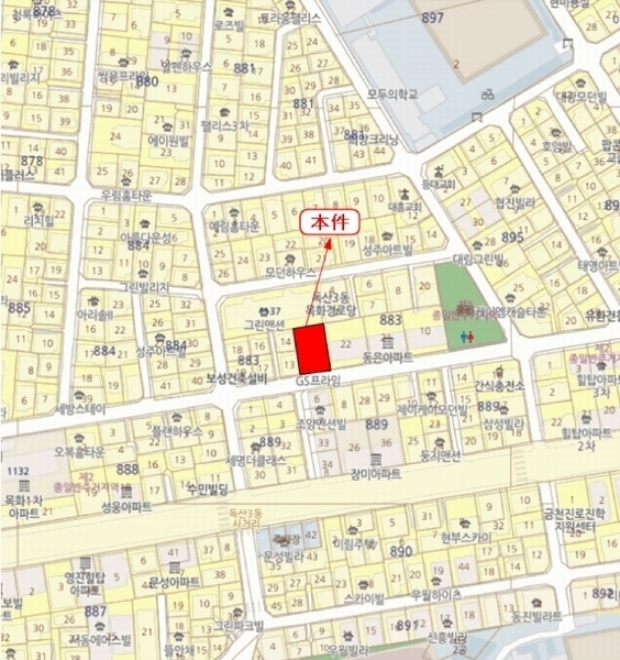 2025타경9855 서울특별시 금천구 독산동 883-11 다세대(빌라)[공급15평형] 경매 이미지