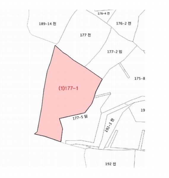 2025타경5110 충청북도 청주시 청원구 내수읍 내수리 177-1 농지 경매 이미지