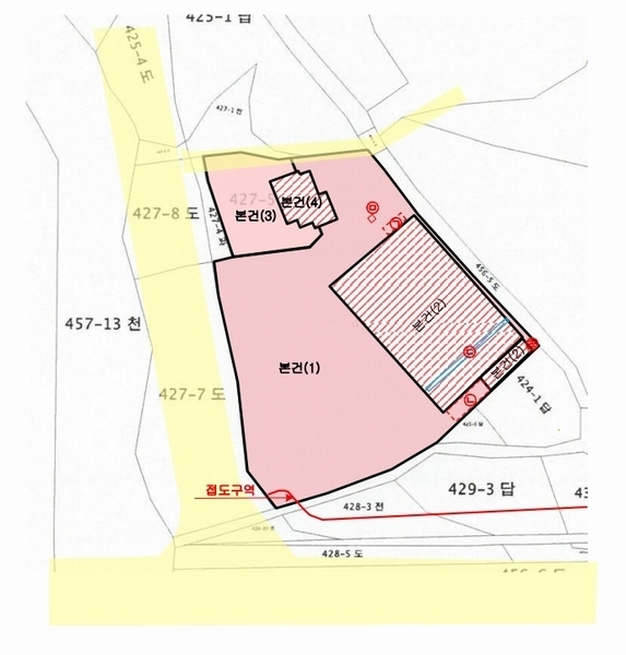 2025타경5257 충청북도 보은군 장안면 장안리 424 공장 경매 이미지