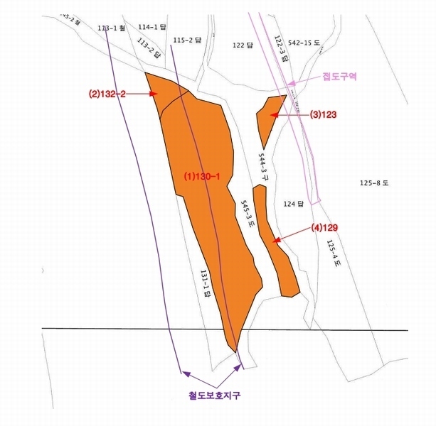 2025타경5448 충청북도 증평군 도안면 화성리 129 농지 경매 이미지