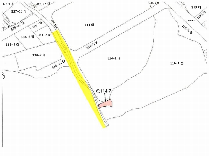 2025타경51569 충청북도 증평군 증평읍 초중리 114-7 농지 경매 이미지