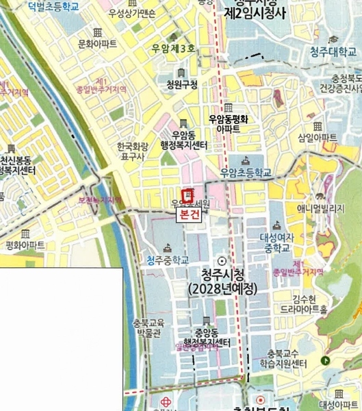 2025타경51725 충청북도 청주시 청원구 사북로149번길 7, 우암세원임대아파트 101동 8층 807호 아파트[공급16평형] 경매 이미지