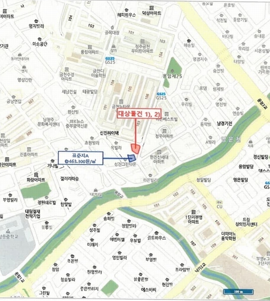 2025타경50964 충청북도 청주시 상당구 영운동 36-1 근린시설 경매 이미지