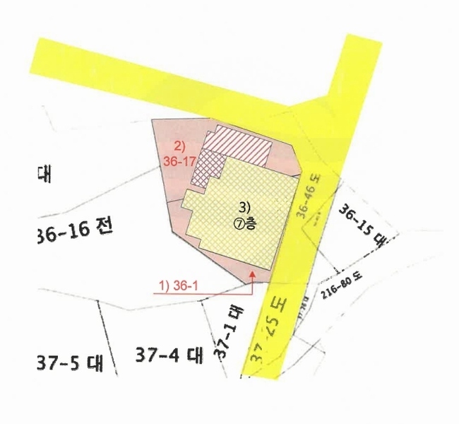 2025타경50964 충청북도 청주시 상당구 영운동 36-1 근린시설 경매 이미지