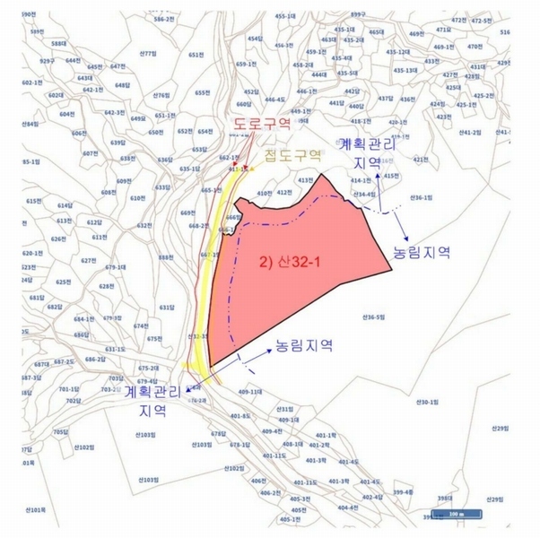 2025타경51445 충청북도 괴산군 청안면 장암리 산32-1 임야 경매 이미지