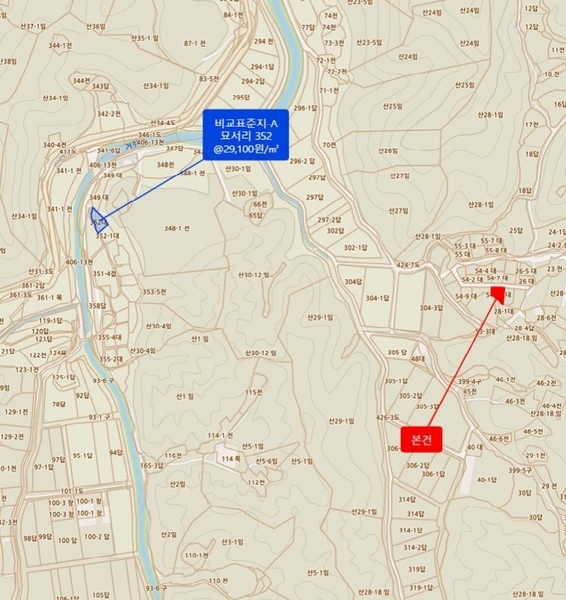 2025타경51736 충청북도 보은군 수한면 묘서리 54-11 주택 경매 이미지