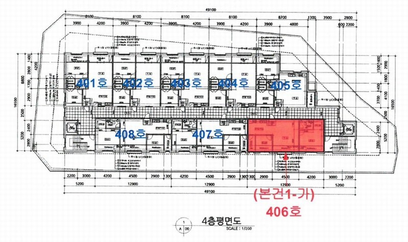 2025타경2449 충청북도 청주시 상당구 효촌송암1길 35, 주건축물 1동 4층 406호 다세대(빌라) 경매 이미지