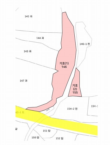 2025타경2708 충청북도 괴산군 감물면 구월리 146 농지 경매 이미지