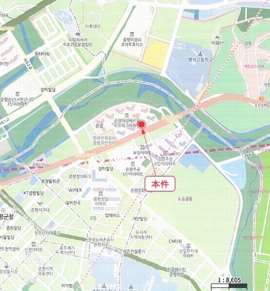 2025타경2777 충청북도 증평군 북부두름길 80, 대성베르힐리오파크아파트 103동 11층 1103호 아파트[공급23평형] 경매 이미지