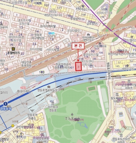 2025타경9968 서울특별시 영등포구 영등포동1가 121-3 오피스텔 경매 이미지