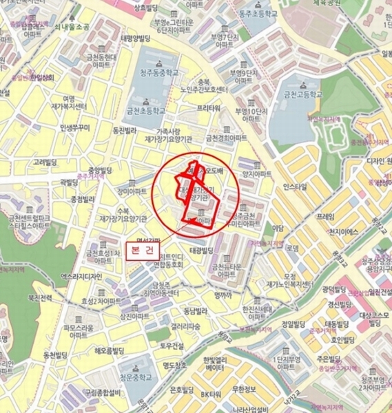 2025타경3398 충청북도 청주시 상당구 꽃산동로 36, 풍림아파트 101동 8층 804호 아파트[공급49평형] 경매 이미지