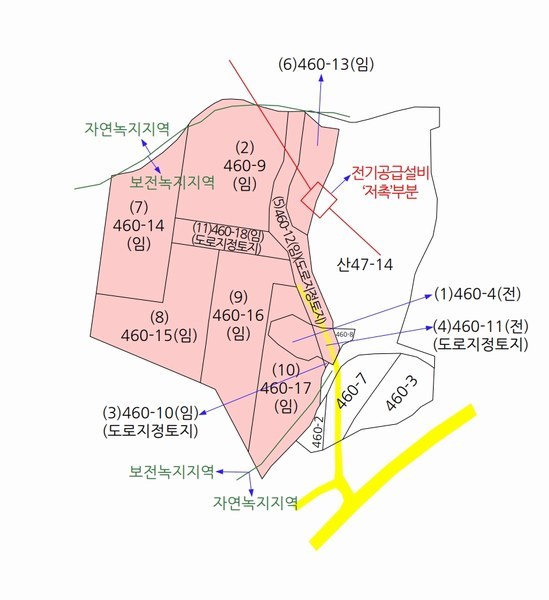 2025타경50977 충청북도 청주시 서원구 남이면 석실리 460-4 임야 경매 이미지