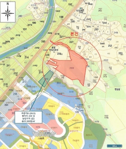 2025타경51268 충청북도 청주시 상당구 미원면 쌍이리 256 공장 경매 이미지