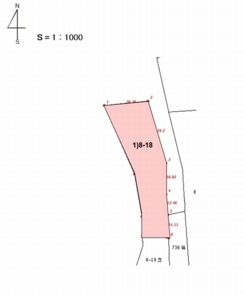 2025타경51649 충청북도 보은군 산외면 백석리 8-18 농지 경매 이미지