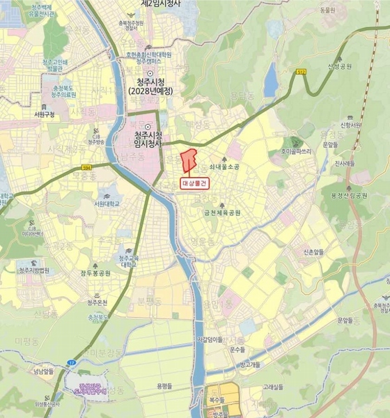 2024타경52560 충청북도 청주시 상당구 용담로 50, 센트럴힐데스하임 근린생활시설2동 1층 111호 근린상가 경매 이미지