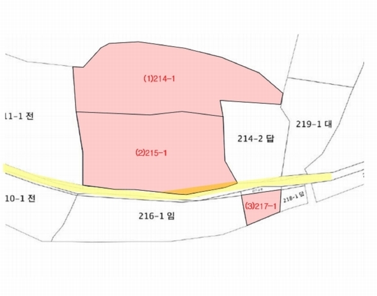 2025타경4698 충청북도 보은군 산외면 길탕리 217-1 농지 경매 이미지