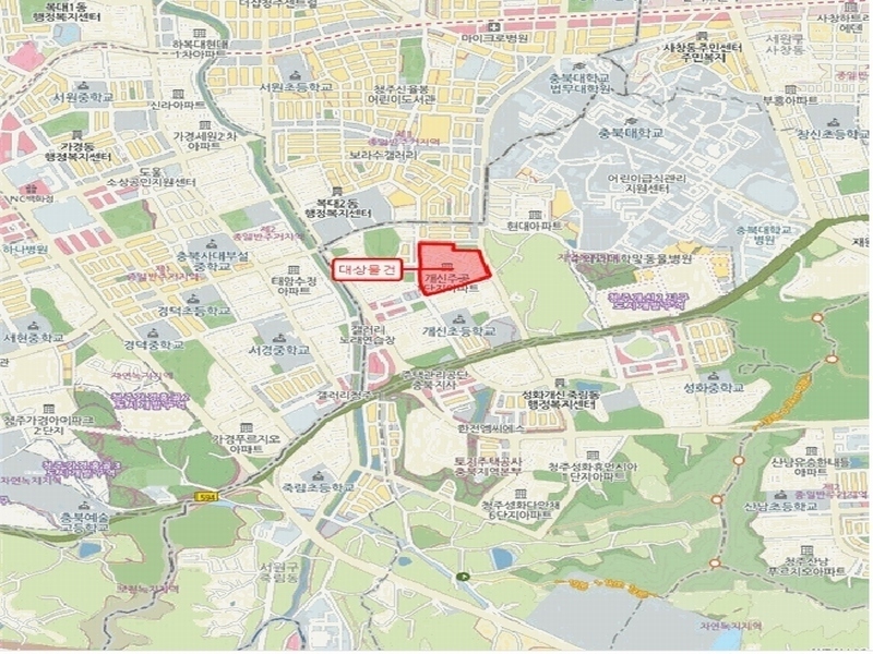 2025타경50646 충청북도 청주시 서원구 경신로 67, 청주개신주공1단지아파트 101동 4층 404호 아파트[공급25평형] 경매 이미지
