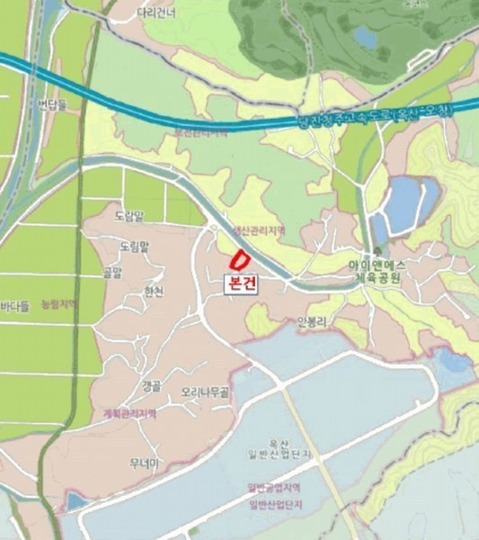 2025타경51518 충청북도 청주시 흥덕구 옥산면 호죽리 288 공장 경매 이미지