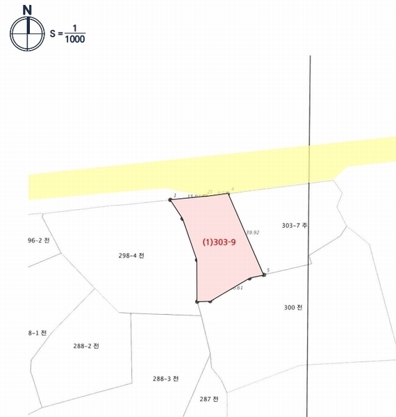 2025타경51887 충청북도 증평군 도안면 도당리 303-9 잡종지 경매 이미지