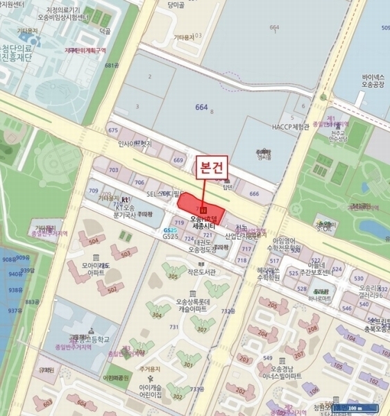2025타경51904 충청북도 청주시 흥덕구 오송생명로 178, 밸류호텔월드와이드세종시티 13층 1327호 숙박(콘도등) 경매 이미지