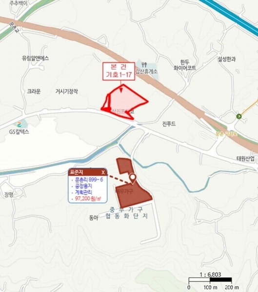 2024타경2261 충청북도 음성군 감곡면 문촌리 866-7 공장 경매 이미지