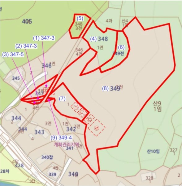 2024타경2537 충청북도 음성군 원남면 상노리 347-3 농지 경매 이미지