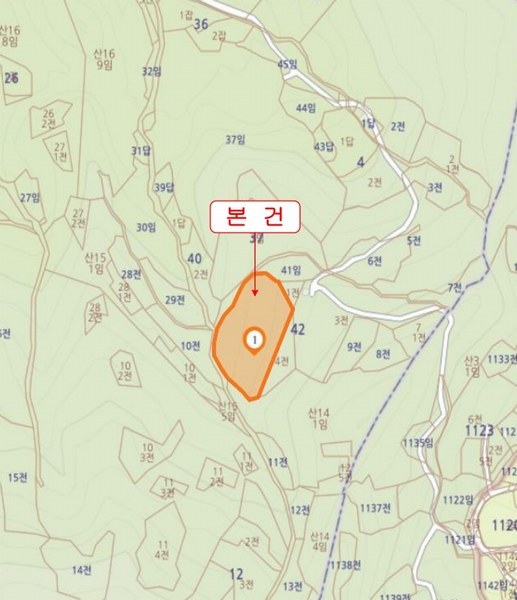 2024타경3158 충청북도 충주시 용탄동 42-2 농지 경매 이미지