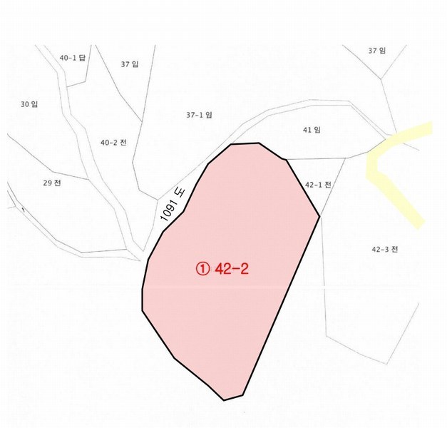 2024타경3158 충청북도 충주시 용탄동 42-2 농지 경매 이미지