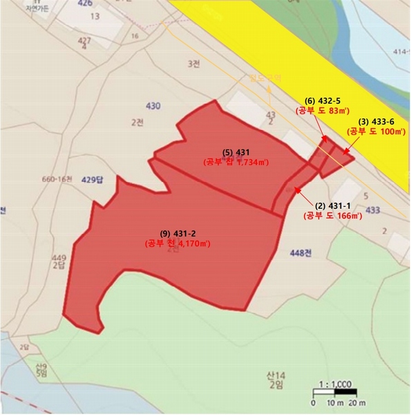 2024타경36325 충청북도 충주시 살미면 세성리 431-1 농지 경매 이미지