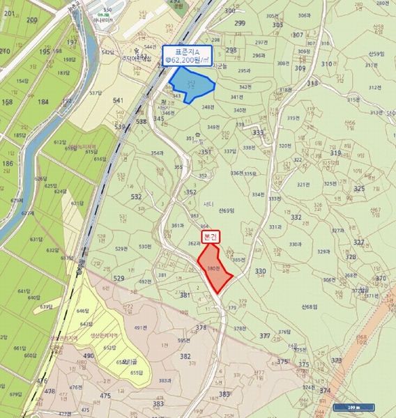 2025타경1524 충청북도 충주시 주덕읍 신양리 380 농지 경매 이미지