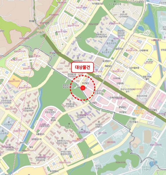 2025타경1753 충청북도 음성군 장성로 41, 베누스빌딩 2층 203호 근린상가 경매 이미지