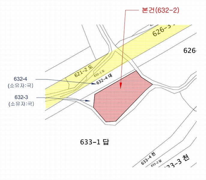 2025타경10135 울산광역시 울주군 삼동면 보은리 632-2 대지 경매 이미지