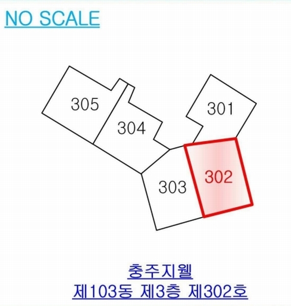 2025타경30522 충청북도 충주시 첨단산업2로 42, 충주지웰 103동 3층 302호 아파트[공급24평형] 경매 이미지