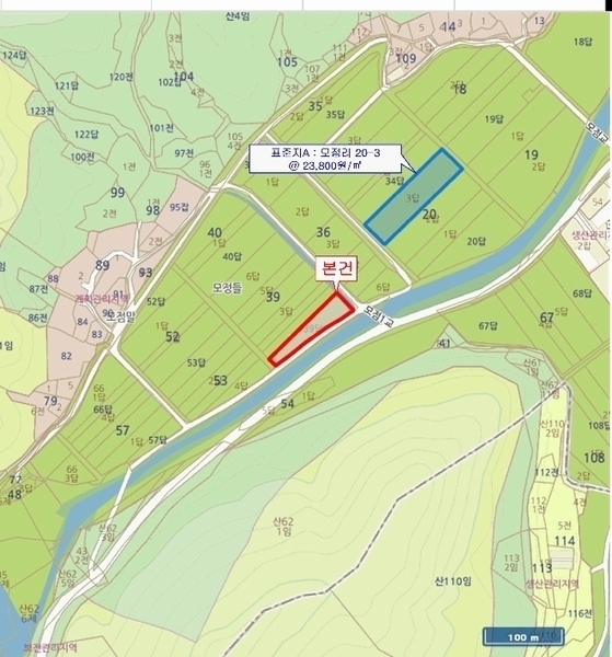 2025타경30537 충청북도 충주시 앙성면 모점리 39 농지 경매 이미지