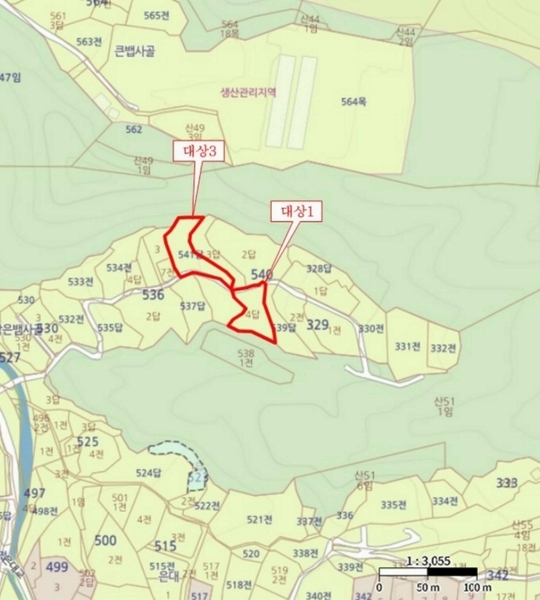 2025타경30567 충청북도 충주시 소태면 주치리 541 농지 경매 이미지
