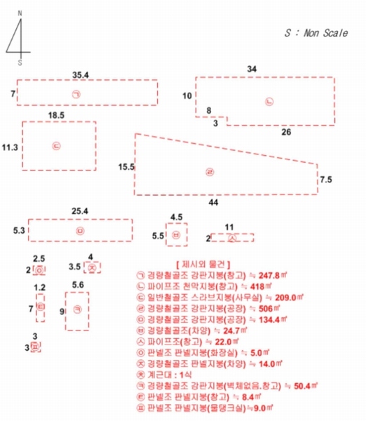 2021타경32452 충청북도 음성군 감곡면 상우리 384 공장 경매 이미지