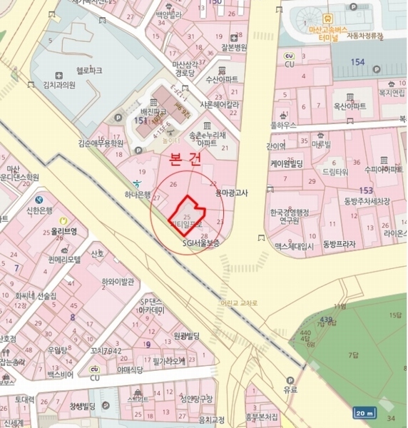 2024타경2452 경상남도 창원시 마산회원구 삼호로 38, 한백빌딩 11층 오피스텔 경매 이미지