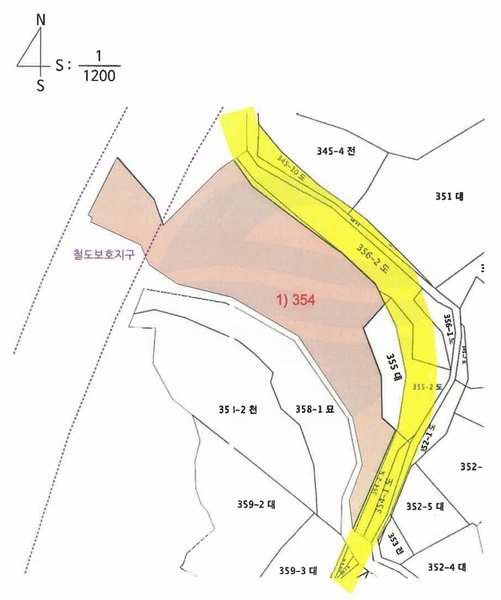 2024타경34473 충청북도 충주시 주덕읍 신양리 354 과수원 경매 이미지