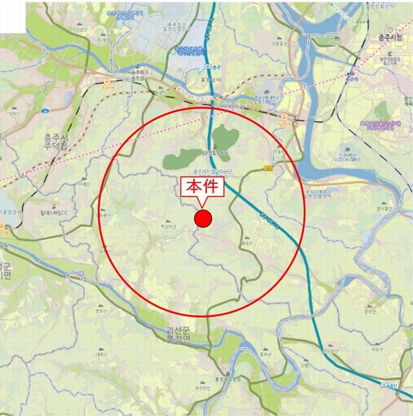 2024타경35407 충청북도 충주시 대소원면 탄용리 산50 임야 경매 이미지