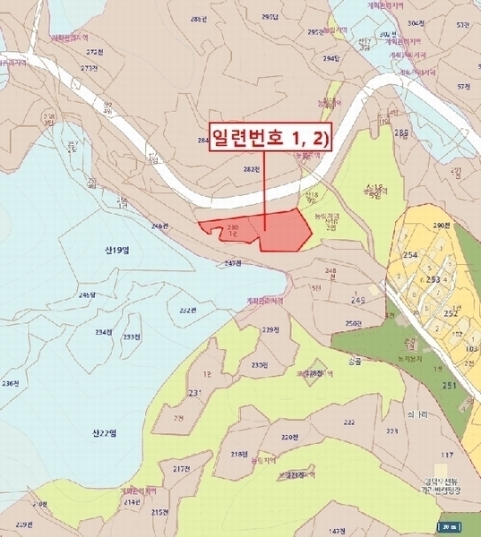 2025타경10184 경상북도 영덕군 강구면 금진리 280-1 농지 경매 이미지