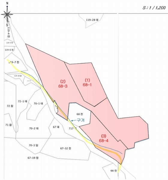 2024타경35995 충청북도 충주시 주덕읍 대곡리 68-1 농지 경매 이미지