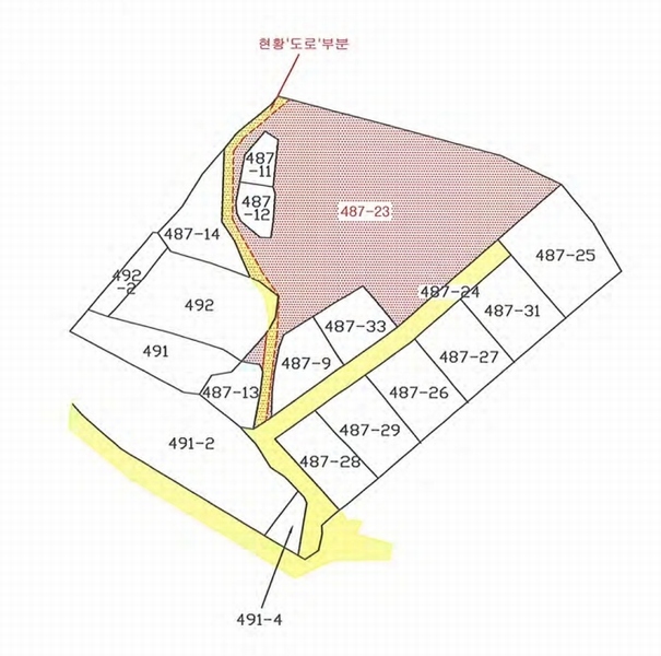 2025타경118 경상북도 문경시 윤직동 487-23 임야 경매 이미지