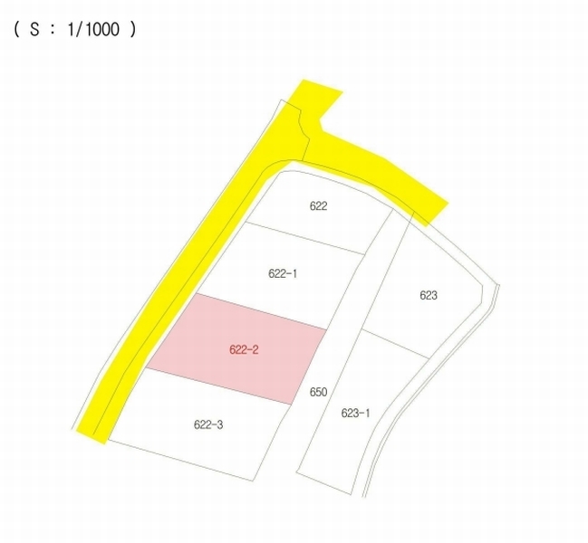 2025타경156 경상북도 상주시 은척면 남곡리 622-2 대지 경매 이미지