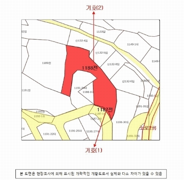 2025타경606 경상남도 사천시 곤양면 대진리 1187 농지 경매 이미지