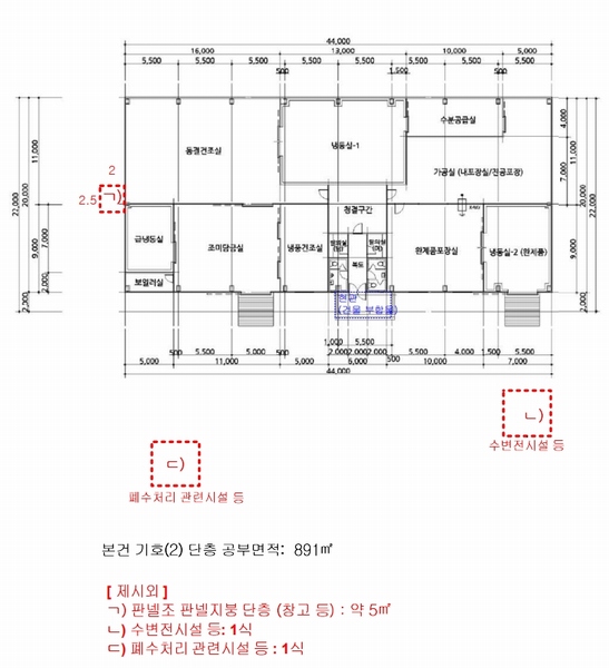 2025타경10210 강원특별자치도 고성군 죽왕면 오호리 278-41 공장 경매 이미지