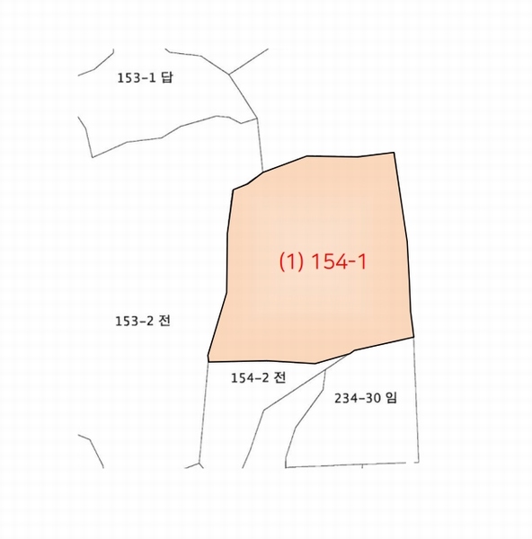2025타경30609 충청북도 충주시 금가면 사암리 154-1 농지 경매 이미지